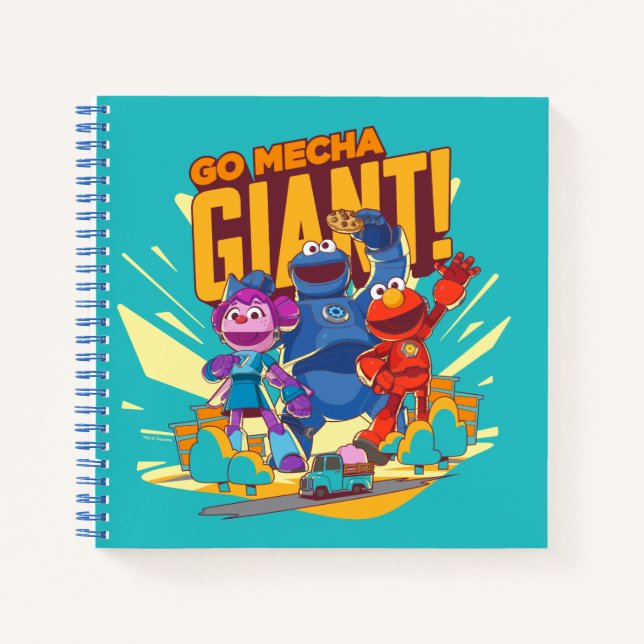 Carnet Rue Sésame | Méca Builders Go Mecha Giant! (Devant)