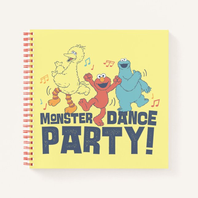 Carnet Rue Sésame | Monster Dance Party (Devant)