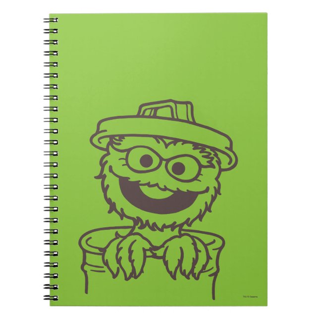 Carnet Rue Sésame | Oscar le Grincheux Bright (Devant)