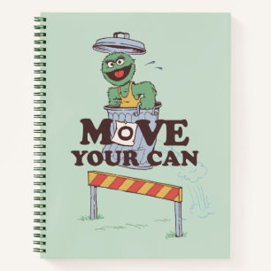 Carnet Rue Sésame   Oscar the Grouch Move Your Can