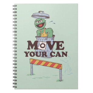 Carnet Rue Sésame   Oscar the Grouch Move Your Can