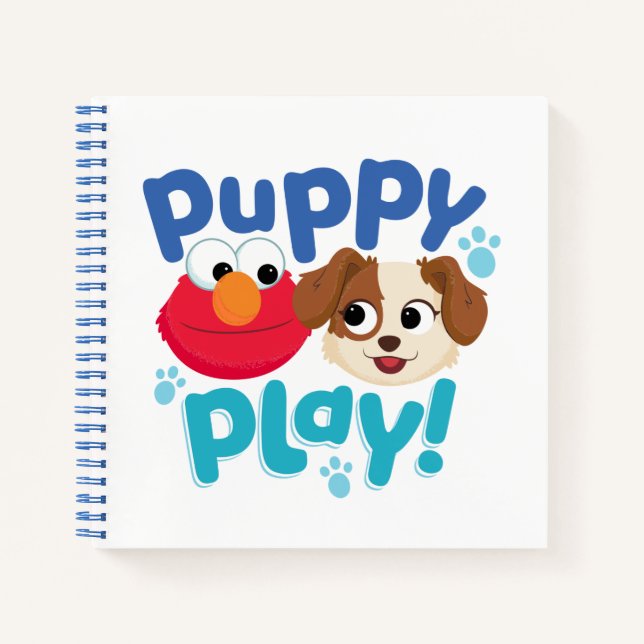 Carnet Rue Sésame | Puppy Play Elmo & Tango (Devant)