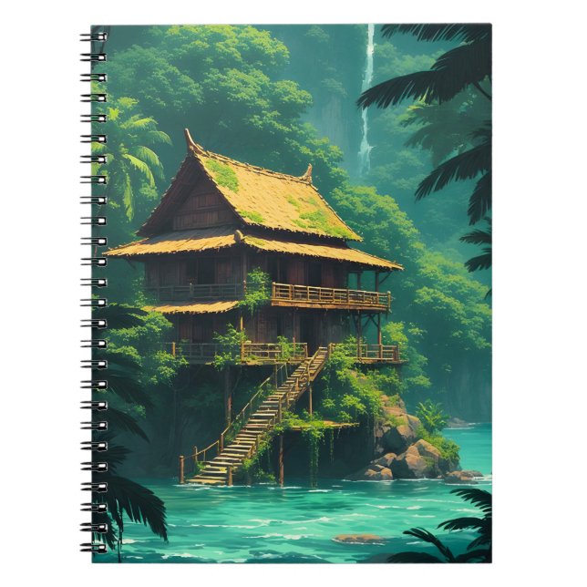 Carnet Rumah Caché dans la Forêt Tropicale (Devant)
