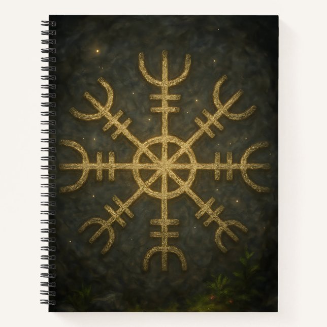 Carnet Runestone AEgishjálmur - Protection des anciens No (Devant)