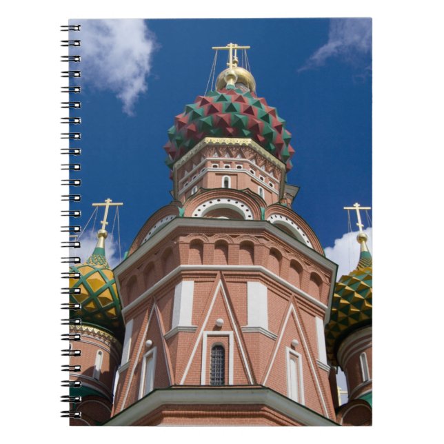 Carnet Russie, Moscou, place Rouge. St. Basil's 2 (Devant)