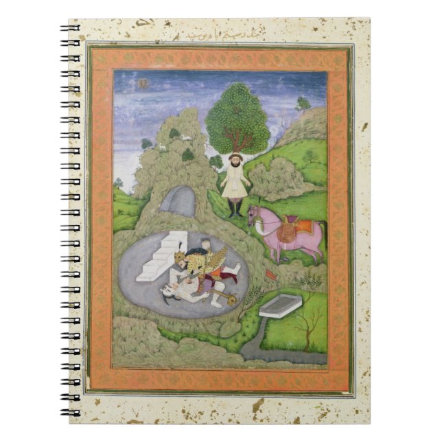 Carnet Rustam tuant le démon blanc, illustration de (Devant)