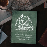 Carnet Rustic Adventure Attend les Mariages du tableau de<br><div class="desc">Découvrez le charme rustique de votre journée spéciale avec notre Carnet Mariage Rustic Adventure Await Green Chalkboard ! Doté d'un logo captivant orné de montagnes majestueuses, de palmiers gracieux et d'un symbole cardiaque, accompagné de la citation intemporelle "And So Our Adventure Begins" dans une élégante typographie blanche, ce carnet ouvre...</div>