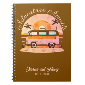 Carnet Rustic Brown Adventure attend votre voyage