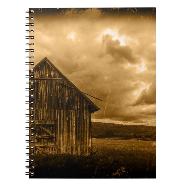 Carnet rustique de l'ouest ferme ancienne grange (Devant)