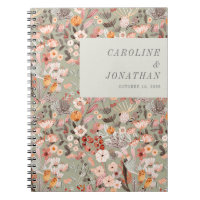Rustique Sage Green Taupe Floral Boho Custom Weddi
