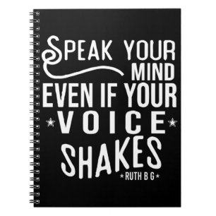 Carnet Ruth Bader Ginsburg, Ruth Feminist Political Icon