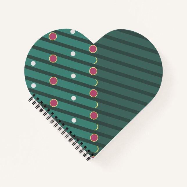 Carnet Rythme Diagonal Evergreen (Devant)