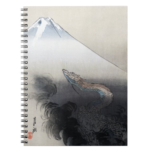 Carnet Ryu Shoten Mont Fuji & Dragon (Devant)