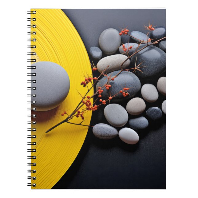 Carnet Sable De Pebble Rocheux Tranquille (Devant)