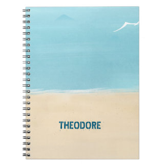 Carnet Sable de plage aqua