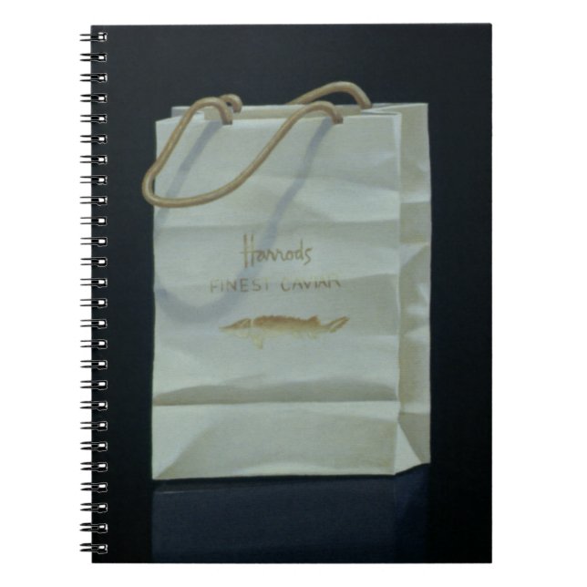 Carnet Sac 1989 de caviar de Harrods (Devant)