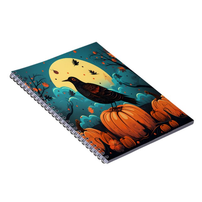 Carnet Sac Brown mignon Halloween Ghost Trick or Treat (Côté Droit)