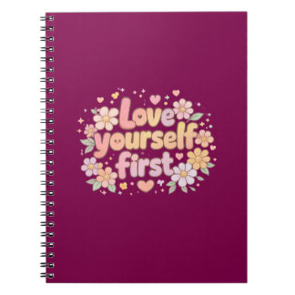 Carnet Sac Cadeau avec Design de Citation Florale "Cute L