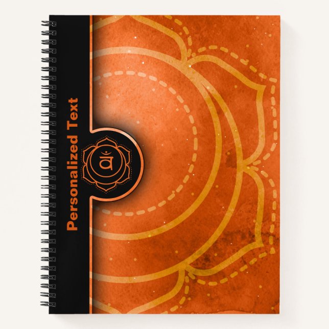 Carnet Sacral Chakra Svadhisthana Soins de l'énergie (Devant)