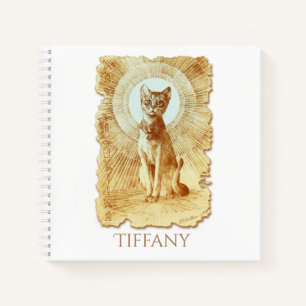 Carnet Sacré chat royal égyptien personnalisé
