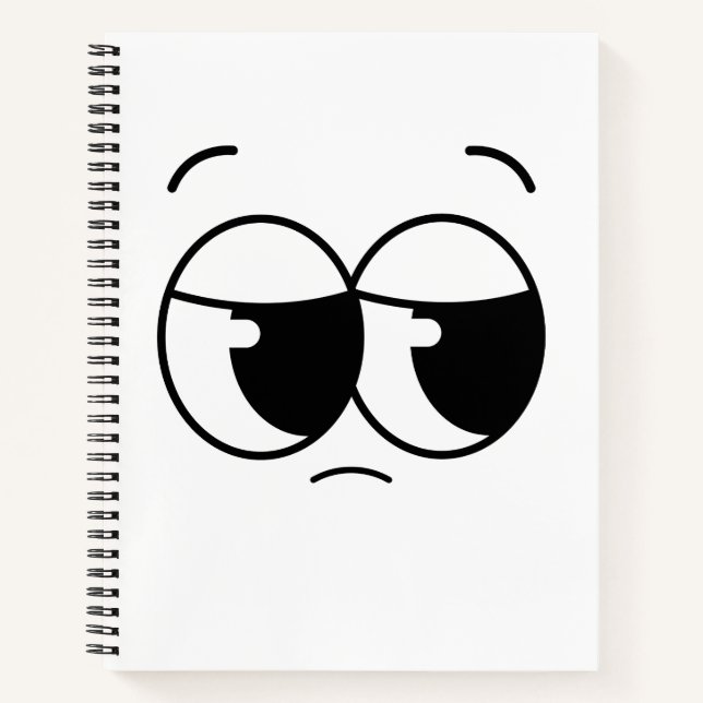 Carnet Sad face Notebook (Devant)