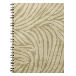Carnet Safari Cream Zebra Poster de animal