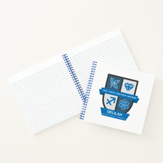 Carnet Sagittaire Anniversaire Crest™ 1er-21 décembre (Intérieur)