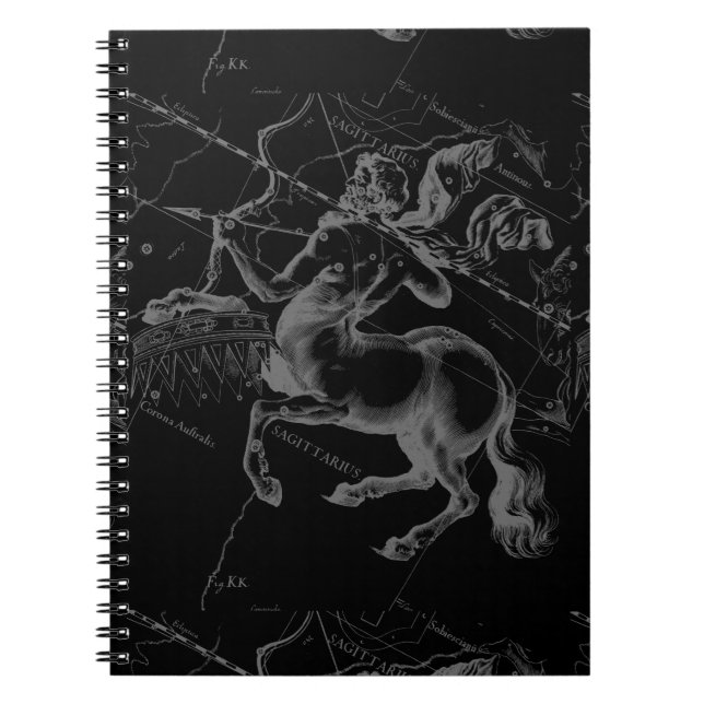 Carnet Sagittaire Constellation Hevelius circa 1690 (Devant)