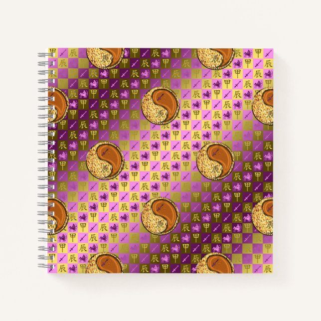 Carnet Sagittaire & Dragon de Bois (Devant)