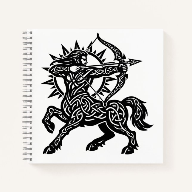 Carnet Sagittaire — L'Archer par BurnsInHell (Devant)