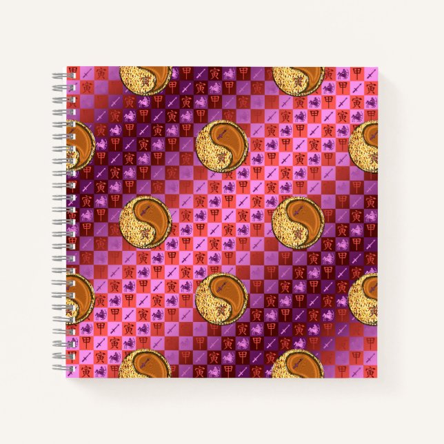 Carnet Sagittaire & Tigre de Bois (Devant)