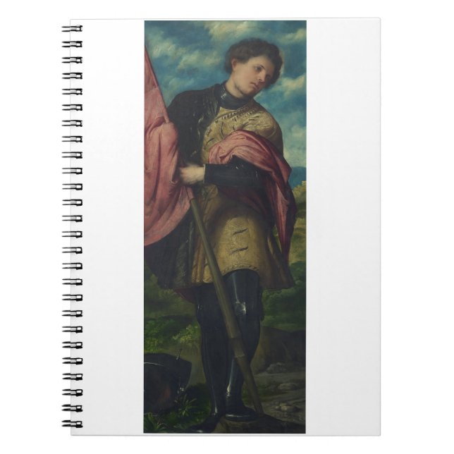 Carnet Saint Alexandre de Rome Martyr Héroïque Art (Devant)