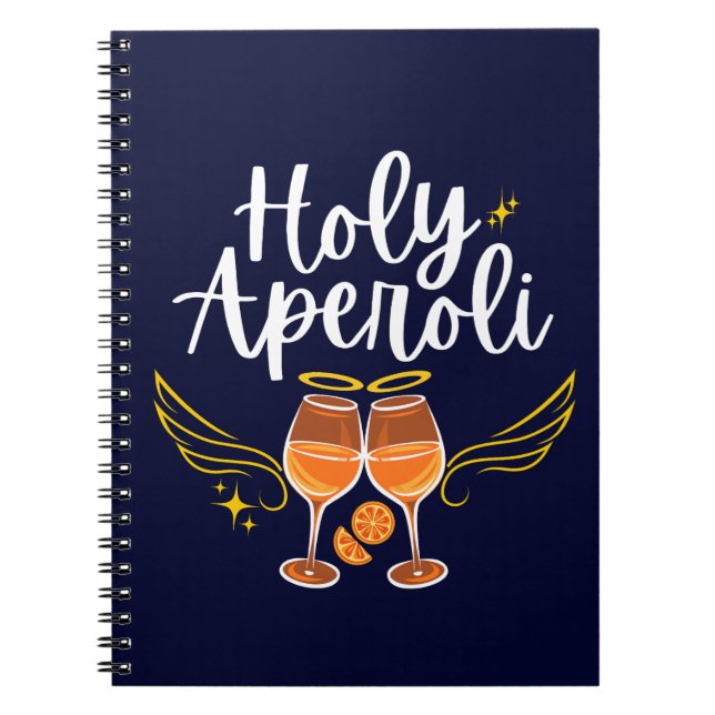 Carnet Saint Aperoli Drôle Tendance Aperol Spritz Déclara (Devant)