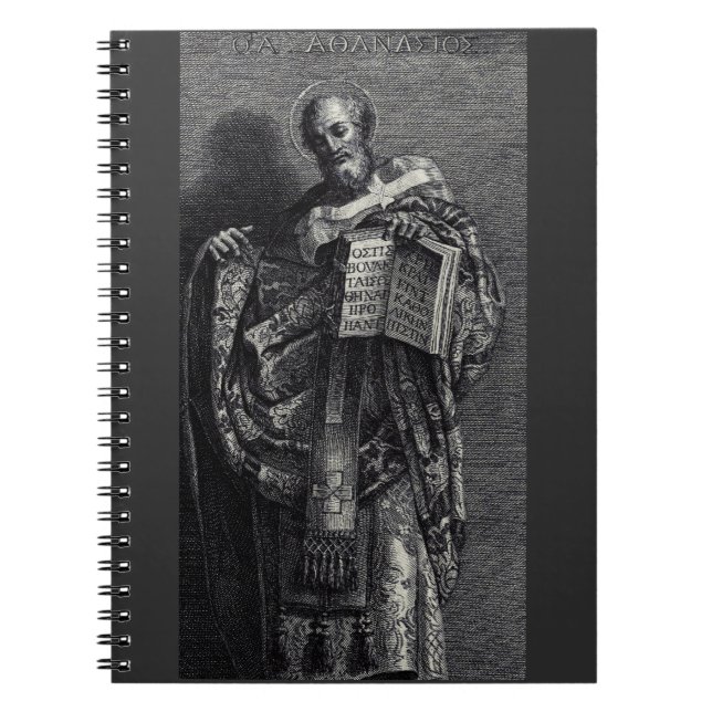 Carnet Saint Athanase d'Alexandrie Art Graphique (Devant)