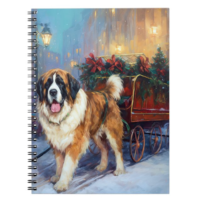 Carnet Saint-Bernard période de fêtes de Noël (Devant)