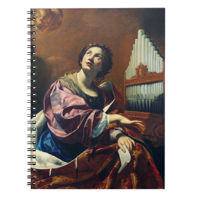 Carnet Saint Cecilia par Simon Vouet (Devant)