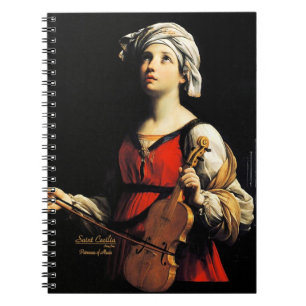 Carnet Saint Cecilia Patroness de la musique