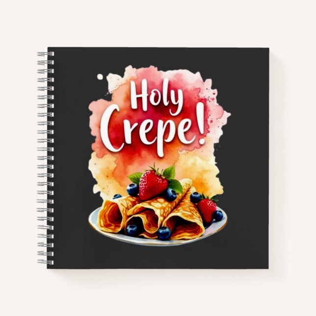 Carnet Saint Crepe ! - Drôle Berry Design d'impression po (Devant)