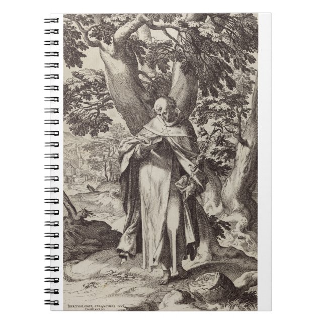 Carnet Saint Dominic prêtre catholique castillan (Devant)