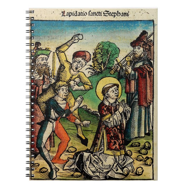 Carnet Saint Étienne le Protomartyr Iconographie d'art fi (Devant)