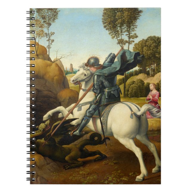 Carnet Saint George et le Dragon, 1506 par Raphael (Devant)