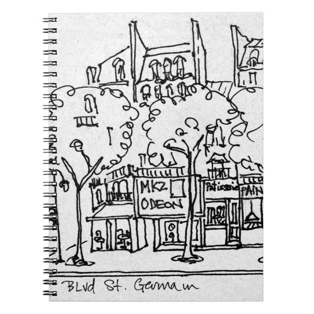 Carnet Saint-Germain-des-Prés| Paris, France (Devant)