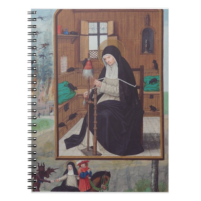 Carnet Saint Gertrude de Helfta par Simon Bening (Devant)
