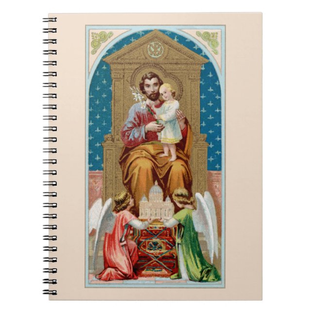 Carnet Saint Joseph, Toddler CC, Anges avec modèle du Vat (Devant)