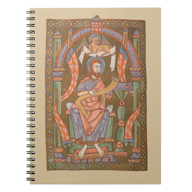 Carnet Saint Luc la Bible chrétienne médiévale évangéliqu (Devant)