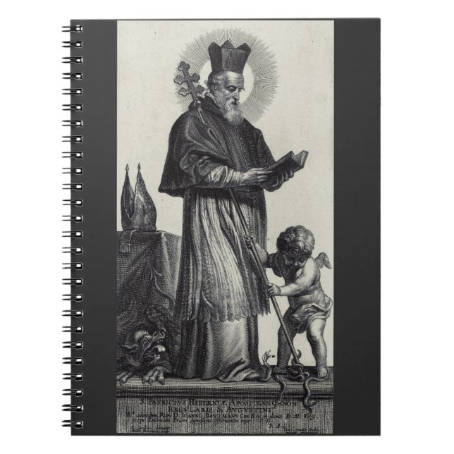 Carnet Saint Patrick Apôtre d'Irlande  Art monochrome (Devant)
