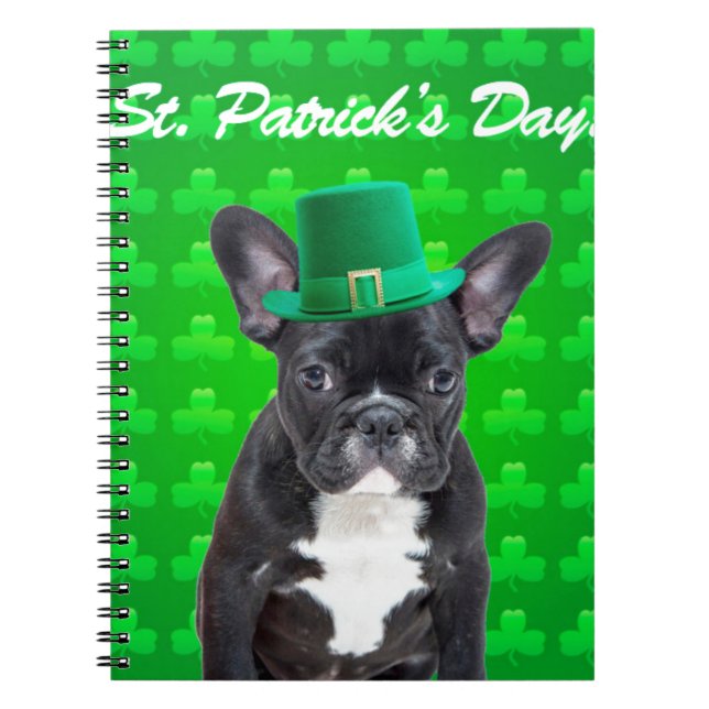 Carnet Saint Patrick, Chien de taureau français (Devant)