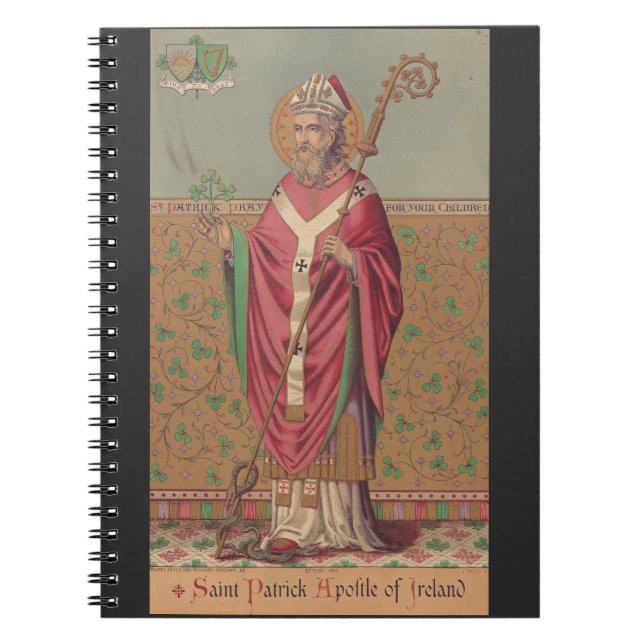 Carnet Saint Patrick d'Irlande Art celtique sacré (Devant)