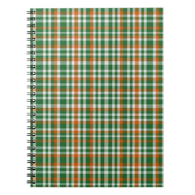 Carnet Saint Patrick's day Irlande Drapeau couleur en vic (Devant)