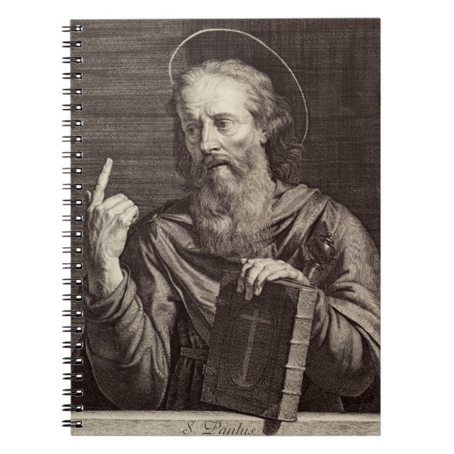 Carnet Saint Paul l'Apôtre Saint Patron des Écrivains (Devant)